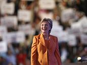 Hillary Clintonová na nomina�ním sjezdu demokrat� v Denveru (26. srpna 2008)