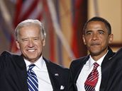 Barack Obama a Joe Biden v Denveru (28. srpna 2008)