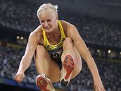 Carolina Klüftová se v dálkaském sektoru na olympiád neprosadia. 
