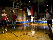 potáková hraje basketbal v eském olympijském dom