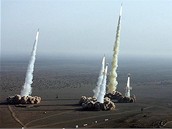 Zkouka íránských raket (Ilustraní foto)