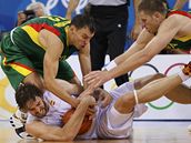 �pan�lsko - Litva: Gasol bojuje o mí�
