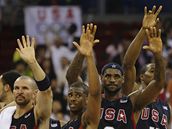 Ameri�tí basketbalisté po zápase s Argentinou