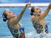 Synchronizované plavání: Davydovová, Jermakovová