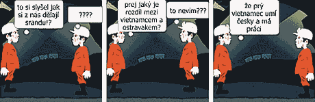 Komiks, kter vytvoili nvtvnci webovch strnek firmy OKD.