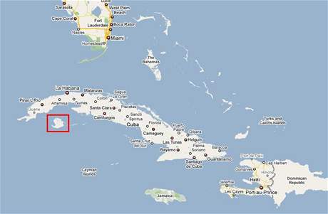 Mapa Kuby, Ostrov mldee