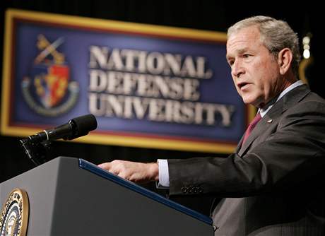 George Bush dnes nastínil ve svém projevu zítky v Iráku a Afghánistánu.
