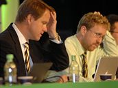 Martin Bursík na sjezdu zelených, 6. zá�í 2008