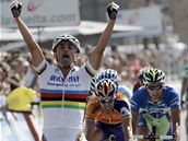 Paolo Bettini  vyhrál estou etapu cyklistické Vuelty