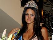 Leryn Franco jako finalistka soute Miss Paraguay