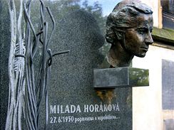Hrobka Milady Horkov na Vyehrad.
