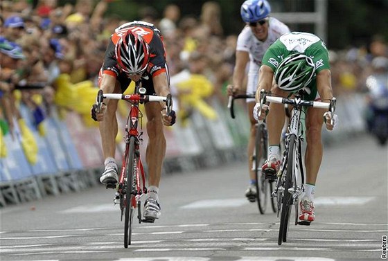 Imanol Erviti (vlevo) a Nicolas Roche