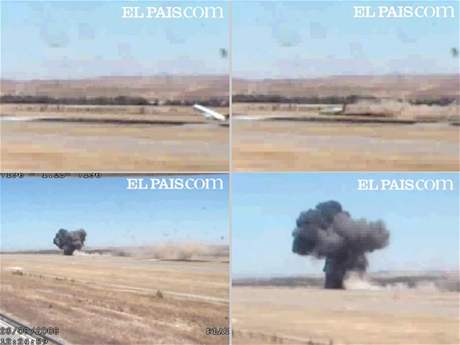 panlský list El País získal video zachycující poslední okamiky letadla spolenosti Spanair, pi jeho havárii v Madridu v srpnu zahynulo 154 lidí.