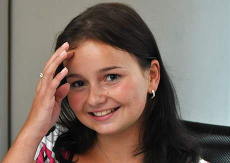 Nejmladí kandidátka do krajských voleb, zatím sedmnáctiletá Veronika Drimlová