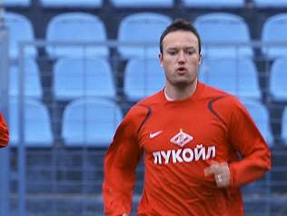 Obránce Spartaku Moskva Martin Jiránek se po zápase v Ostrav netajil spokojeností.