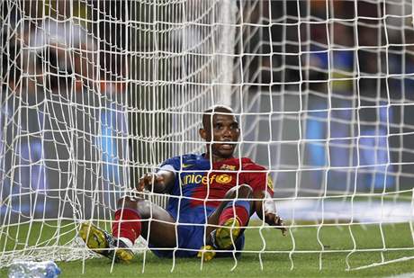 Samuel Etoo, kamerunský kanonýr fotbalist Barcelony, se proti Valladolidu blýskl tymi góly.