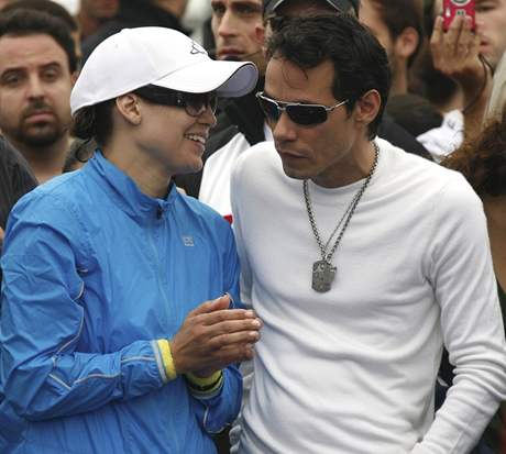 Jennifer Lopez a její manžel Marc Anthony 