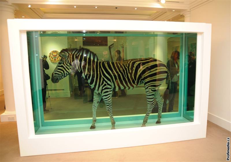 Britský umlec Damien Hirst dal do aukce u Sotheby´s vtinu svých dl.