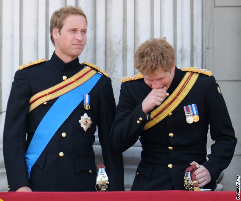 Princ William a jeho bratr Harry