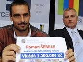 Roman �ebrle a Rober Zm�lík (vpravo).
