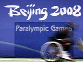 Wasiu Yusuf bhem svého zápasu v Pekingu