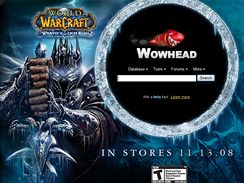 Wrath of Lich King - WoWhead reklama