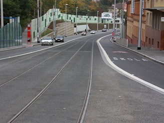 V tchto mstech ji jednou jezdila tramvaj