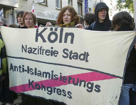 Protiextremistick demonstrace v Koln (20. z 2008)