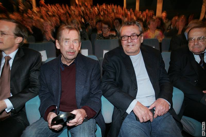 Václav Havel a Milo Forman