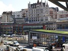 Pohled na stanici Lausanne Flon