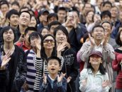 íané sledují pímý penos z vesmírné lodi