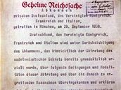 Mnichovská dohoda (1. strana)