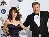 Emmy 2008: Tina Feyová a Alec Baldwin, hvzdy seriálu 30 Rock - udílení...