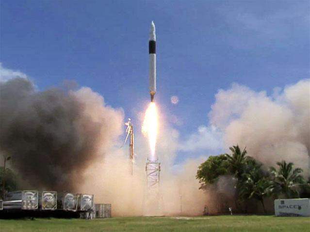 Start rakety Falcon 1