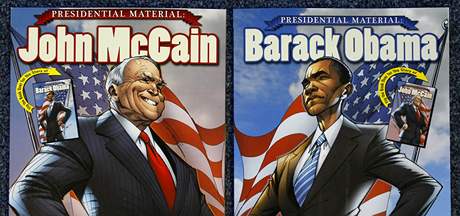 Ameriané si mohou o prezidentských kandidátech peíst i v komiksu.
