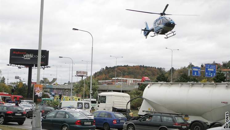 Nehoda na pražské Jižní spojce (1 .10. 2008)