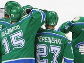 Gólová radost hokejist Ufy