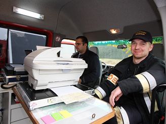 Cvien sloek IZS - likvidace ropn havrie na esko-nmeck hranici