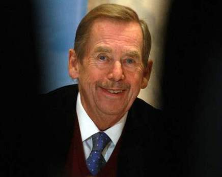 Václav Havel pi pebírání ceny Jaroslava Seiferta