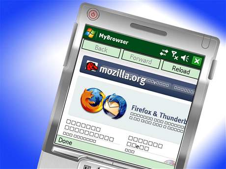 Firefox pro Windows Mobile ji brzy