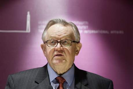 Bývalý finský prezident Martti Ahtisaari získal letoní Nobelovu cenu za mír.