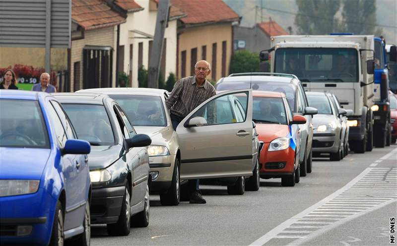 Za stavbu silnice z Brna do Svitav demonstrovali obyvatelé Lipvky a pílehlých obcí