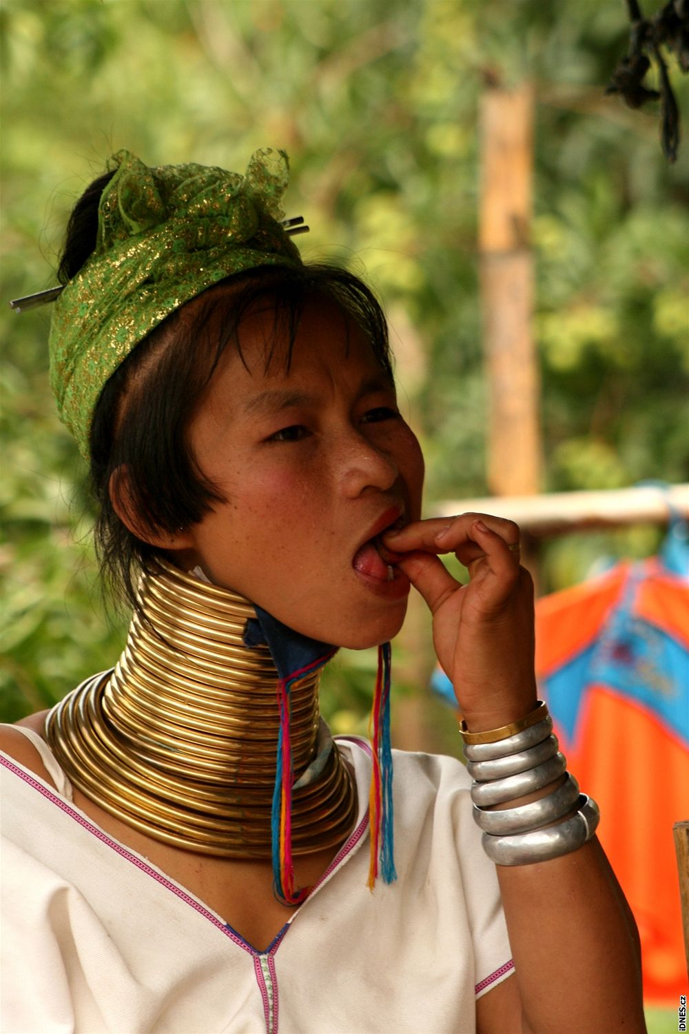 Na návtv u kmene Padaung na hranicích Thajska a Barmy