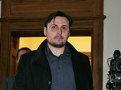 Jan Turek u brnnského soudu (16.10.2008)