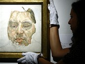 Nedokon�ený portrét Francise Bacona od Luciana Freuda