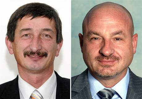 Kandidáti do Senátu Miroslav Nenutil (vlevo) a Ivo Mlátilík