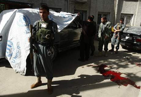 Útok u sídla DHL v Kábulu
