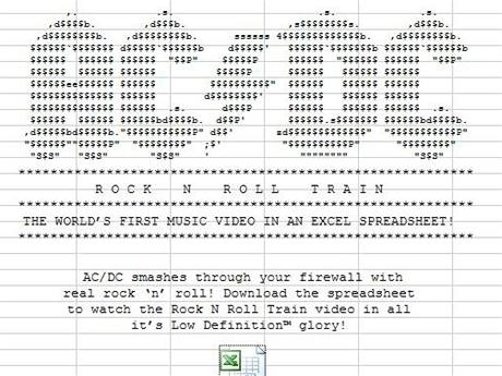 ACDC v ASCII videu