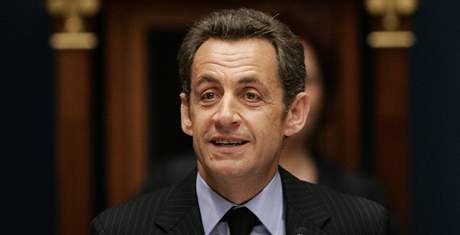 Francouzský prezident Nicolas Sarkozy.