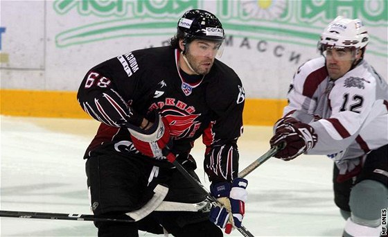 Omsk - Riga: Jaromír Jágr v dresu Avantgardu Omsk